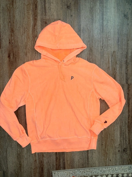 PINK Victoria's Secret Tops - Victoria’s Secret PINK • Florescent Coral Hoodie